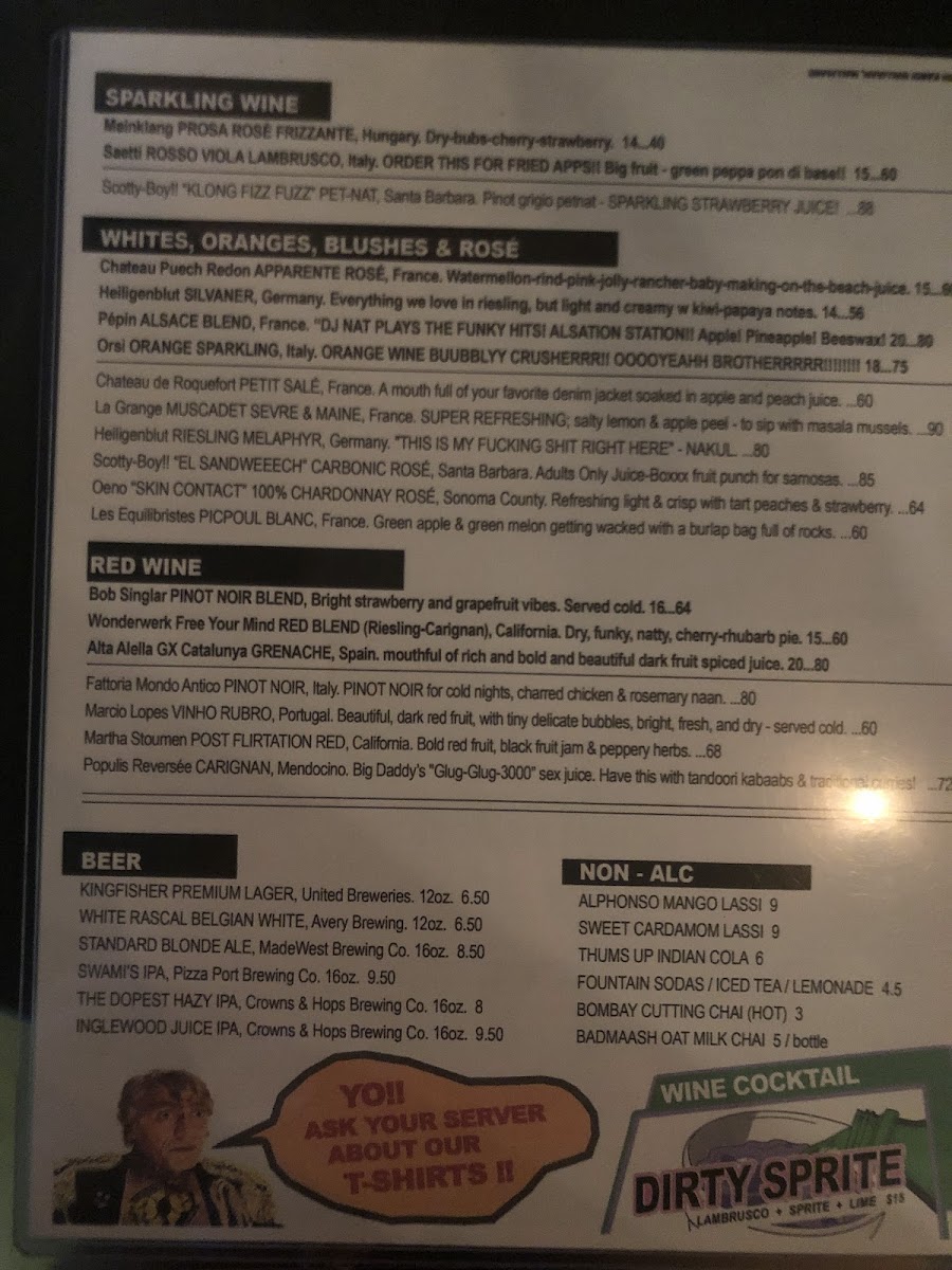 Menu Jon & Vinny's Fairfax-2